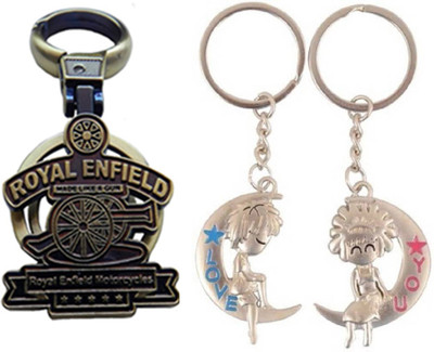 

MGP Fashion Couple Key Chain-758 Locking Key Chain(Multicolor)