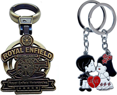 

MGP Fashion Couple Key Chain-739 Locking Key Chain(Multicolor)