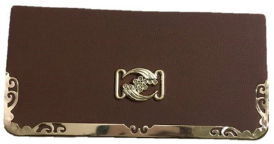 

Rocks Casual Brown Clutch