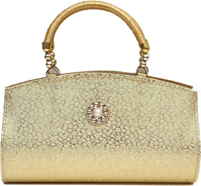 

jolie Casual Gold Clutch