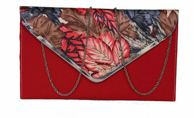 

Uno Covers Casual Red Clutch