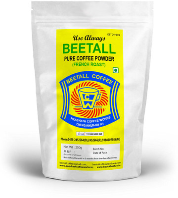 

BEETALL French Roast Coffee Powder for use in ordinary pot-Free Delivery+50 gm for prepaid order- coffee in a measure is atreasure Roast & Ground Coffee 450 g(Pack of 2)