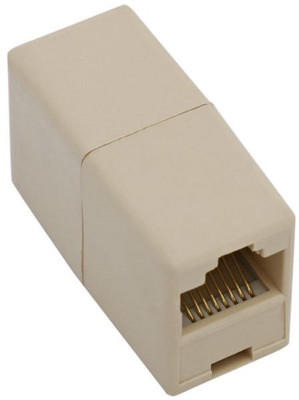 

DCT RJ-45 Couplers, Pack of 05 Connector Network Cable(Compatible with Mobile, Laptop, Tablet, Mp3, Gaming Device, Creme)