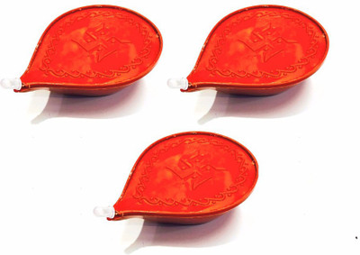 

A To Z Traders Plastic (Pack of 3) Table Diya Set(Height: 1 inch)