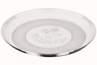 

Osasbazaar Baby Plate - Mickey Mouse Design - BIS Hallmarked - 92.5% Pure Sterling - Silver(Silver)