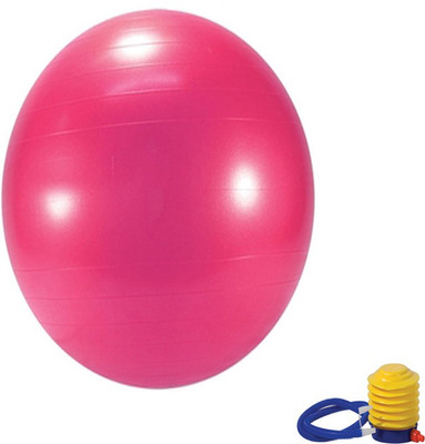 

Fitness Carnival Anti Burst Gym Ball with Foot Pump Gym Ball(With Pump), Pink