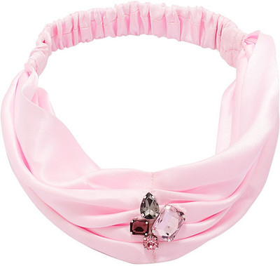 

Voylla lovely pink coloured head band adorned with pink stones Hair Band(Pink)