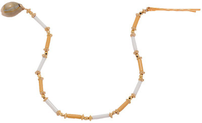 

Voylla White-Yellow Beads Embellished Hair Pin Hair Pin(White)