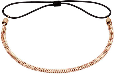 

Voylla CZ Embellished Stretchable Black Hair Band Hair Band(Black)