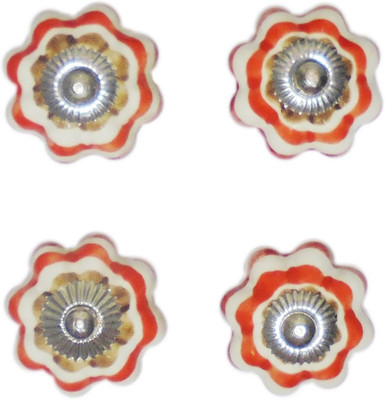 

AGELESS AZYRA Ceramic Cabinet/Draw Knob(Orange Pack of 4)