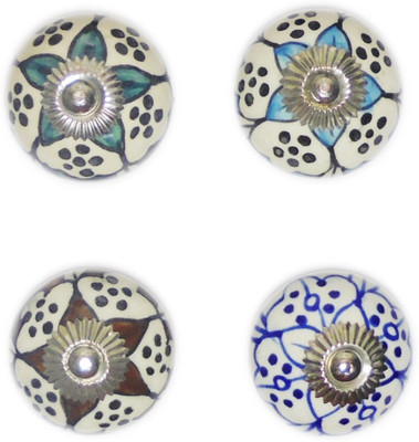 

AGELESS AZYRA Ceramic Cabinet/Draw Knob(Multicolor Pack of 4)