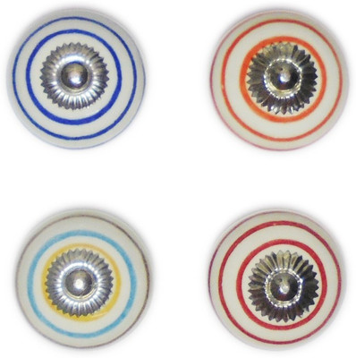 

AGELESS AZYRA Ceramic Cabinet/Draw Knob(Multicolor Pack of 4)