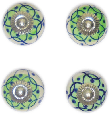 

AGELESS AZYRA Ceramic Cabinet/Draw Knob(Green Pack of 4)