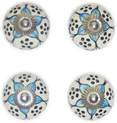 

AGELESS AZYRA Ceramic Cabinet/Draw Knob(Blue Pack of 4)