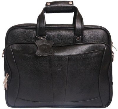 

Royal Leather Emporium 17 inch Laptop Messenger Bag(Black), Rle-blk