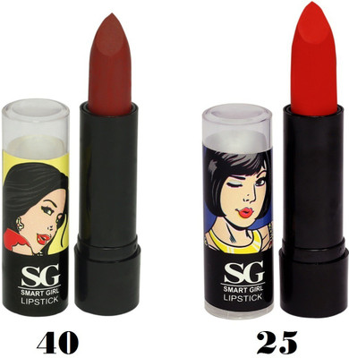 

Amura Smart Girl LipStick Set of 2 (40,25)(40,25, 4.5 g)