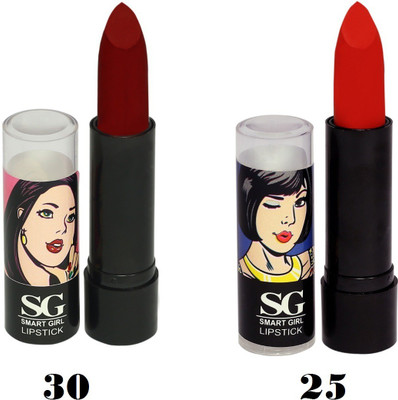 

Amura Smart Girl LipStick Set of 2 (30,25)(30,25, 4.5 g)