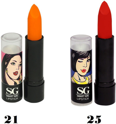 

Amura Smart Girl LipStick Set of 2 (21,25)(21,25, 4.5 g)