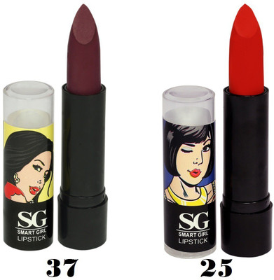 

Amura Smart Girl LipStick Set of 2 (37,25)(37,25, 4.5 g)