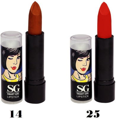 

Amura Smart Girl LipStick Set of 2 (14,25)(14,25, 4.5 g)