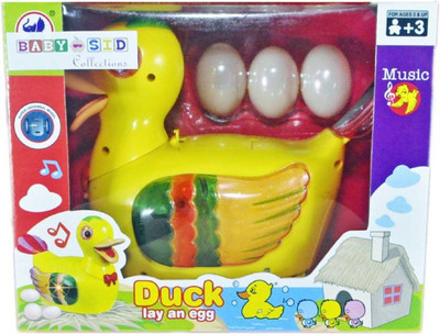 

Prro Funny Egg laying duck Battery Operated RDX-7(Multicolor)