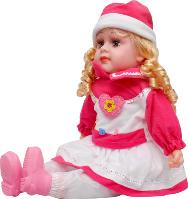 

Toyshine Sweet Looks Cute Poem Telling Doll(Pink)