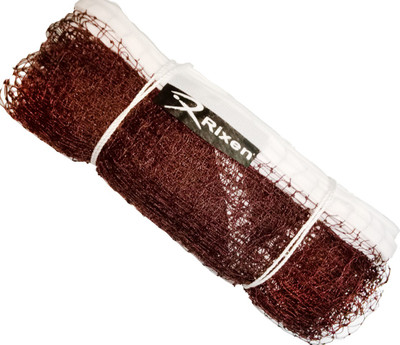 Rixen Classic Badminton Net(Brown, Black)