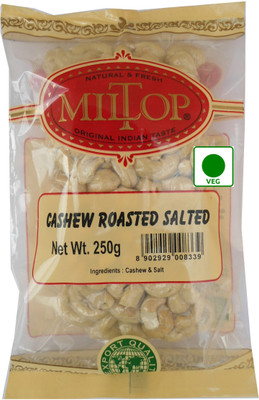 

MilTop Roasted and Salted Cashews(250 g, Pouch)