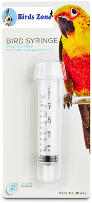 

Birds Zone Syringe for Hand Feeding parrots babies 5 g Dry Bird Food