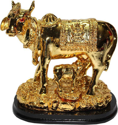 

myebizstore Golden Cow Polyresin(1 Pieces, Gold)