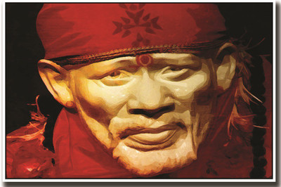 

Sai baba Fine ON HI QUALITY LARGE PRINT 36X24 INCHES Photographic Paper(36 inch X 24 inch, Rolled)