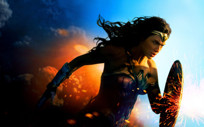 

2017 Wonder Woman Gal Gadot ON HI QUALITY LARGE PRINT 36X24 INCHES Photographic Paper(36 inch X 24 inch, Rolled)