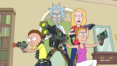 

Wall Poster TV Show Rick And Morty ON FINE ART PAPER HD QUALITY WALLPAPER POSTER Fine Art Print(19 inch X 13 inch, Rolled)