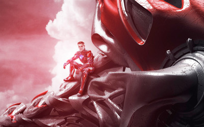 

Red Ranger Power Rangers 4K ON HI QUALITY LARGE PRINT 36X24 INCHES Photographic Paper(36 inch X 24 inch, Rolled)