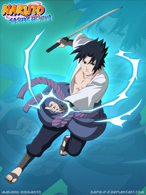 

Sasuke Uchiha ON HI QUALITY LARGE PRINT 36X24 INCHES Photographic Paper(36 inch X 24 inch, Rolled)