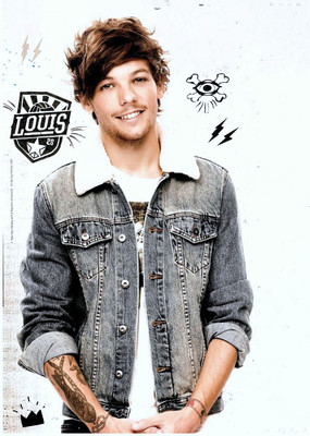 

One Direction - Louis Poster ON HI QUALITY LARGE PRINT 36X24 INCHES Photographic Paper(36 inch X 24 inch, Rolled)