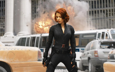 

Movie The Avengers Avengers Black Widow Scarlett Johansson ON FINE ART PAPER HD QUALITY WALLPAPER POSTER Fine Art Print(19 inch X 13 inch, Rolled)