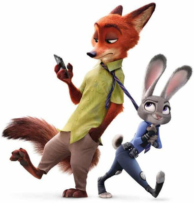 

Movie Zootopia Judy Hopps Nick Wilde ON FINE ART PAPER HD QUALITY WALLPAPER POSTER Fine Art Print(19 inch X 13 inch, Rolled)