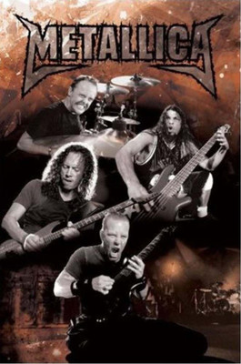 

Metallica Group ON FINE ART PAPER HD QUALITY WALLPAPER POSTER Fine Art Print(19 inch X 13 inch, Rolled)