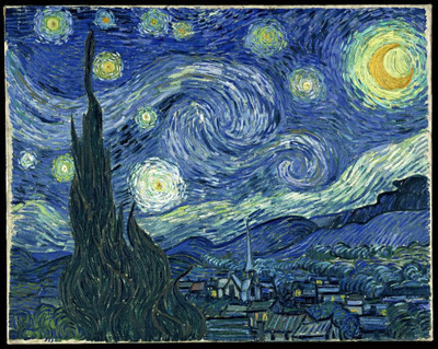 

The Starry Night 1889 ON HI QUALITY LARGE PRINT 36X24 INCHES Photographic Paper(36 inch X 24 inch, Rolled)