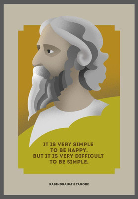 

Rabindra Nath tagore quote ON GOOD QUALITY HD QUALITY WALLPAPER POSTER Fine Art Print(19 inch X 13 inch, Rolled)