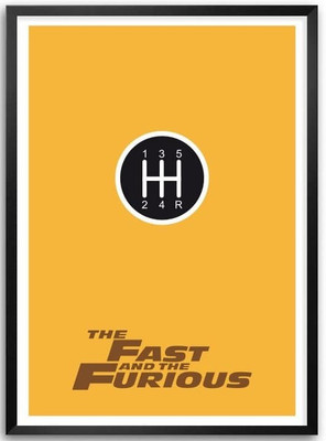 

The fast and the Fourious ON HI QUALITY LARGE PRINT 36X24 INCHES Photographic Paper(36 inch X 24 inch, Rolled)