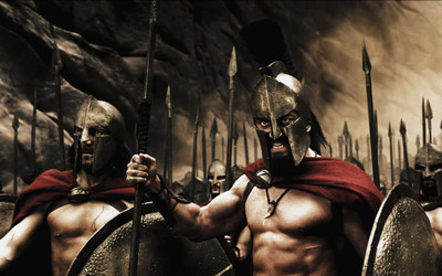 

Movie 300 Spartan Warrior Spear Helm Shield Historical Gerard Butler ON HI QUALITY LARGE PRINT 36X24 INCHES Photographic Paper(36 inch X 24 inch, Rolled)