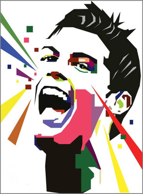 

Cristiano Ronaldo ON HI QUALITY LARGE PRINT 36X24 INCHES Photographic Paper(36 inch X 24 inch, Rolled)
