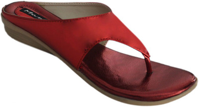 

SK TRADERS Women Maroon Flats