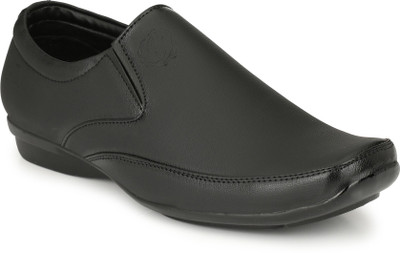 

BIG JUNIOR Big Size Formal Shoes Slip On For Men(Black