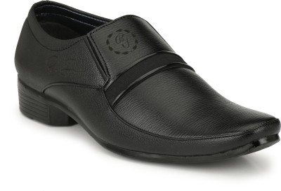 

BIG JUNIOR Black Color Formal Shoes Slip On For Men(Black