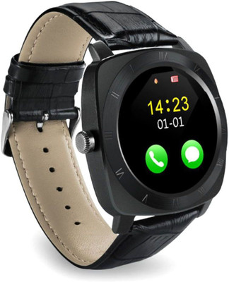 

ROOQ X3 Smartwatch Black Smartwatch(Black Strap L)