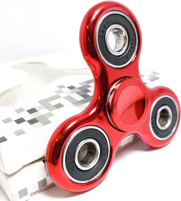 

DISCOUNT RETAIL Chrome Fidget Spinner Red(Red)