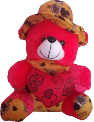 

COST TO COST Soft Toy Red Heart Teddy Bear - 23 cm(Red)